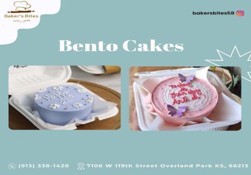 Bento Cakes available in Overland Park